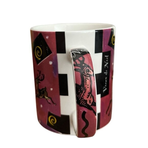 Starbucks Buone Feste French Christmas Mugs 12 Oz - Picture 2 of 4